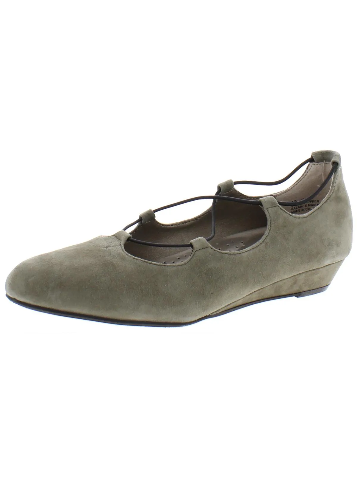 Echo Womens Cut-Out Slip On Wedge Heels