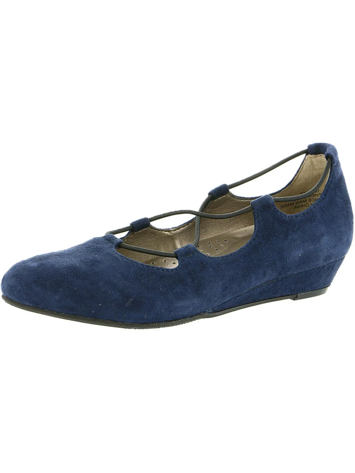 Echo Womens Cut-Out Slip On Wedge Heels