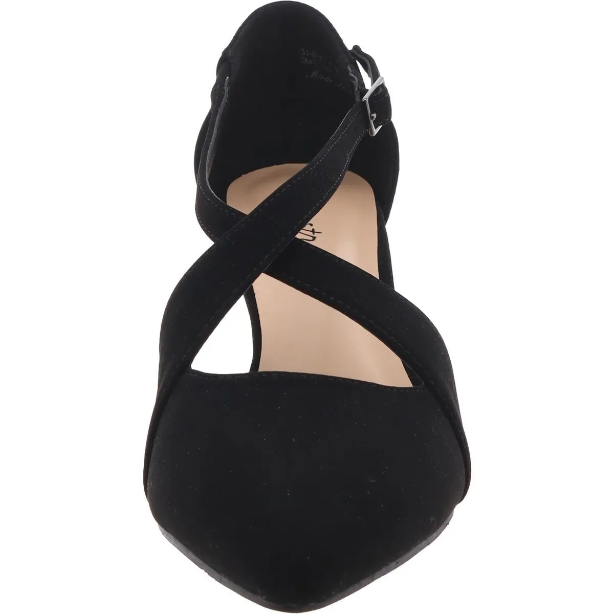 ELEGANCE Womens Strappy Manmade Block Heels