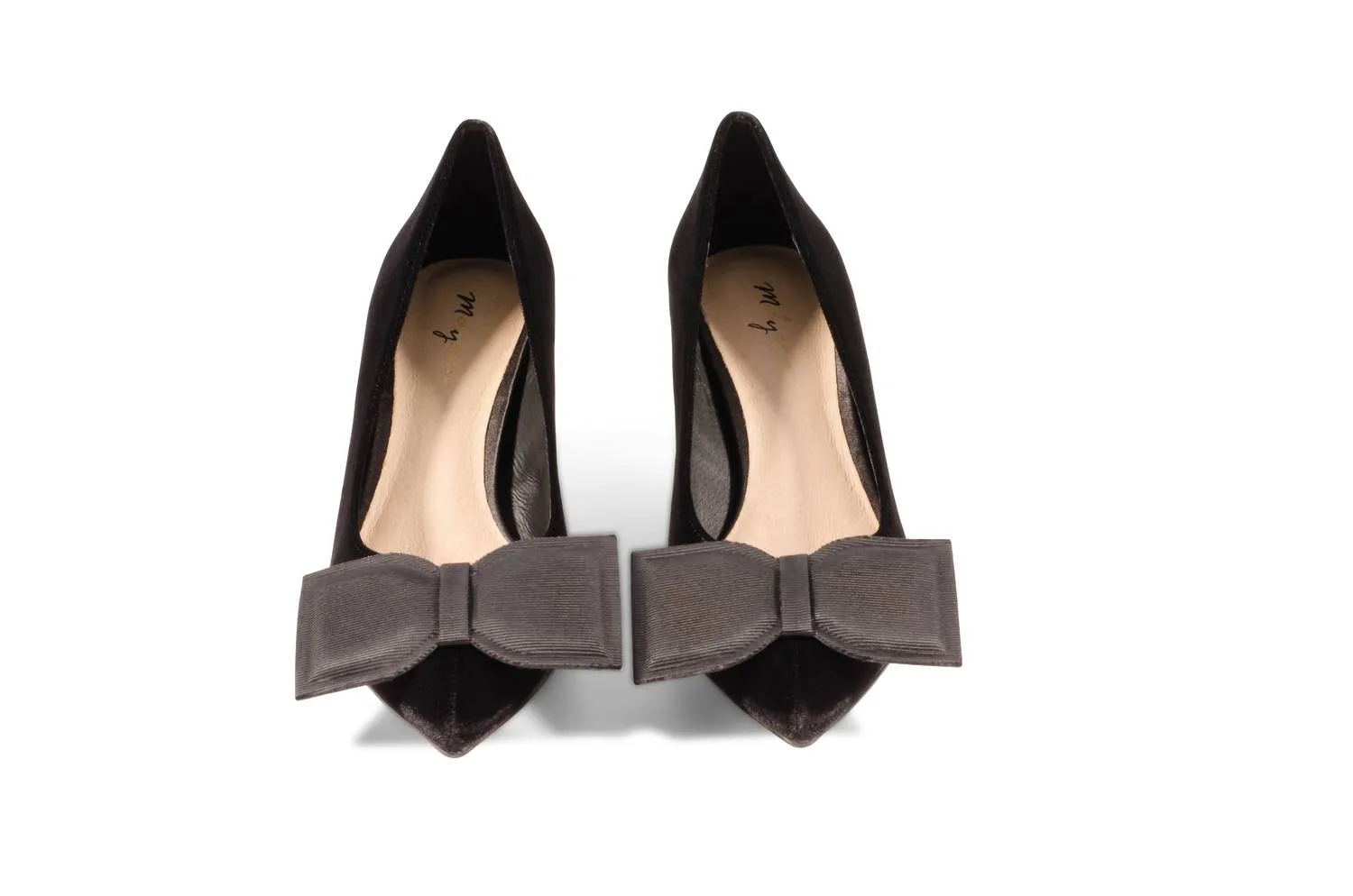 Elis Heeled Pump In Black Velvet