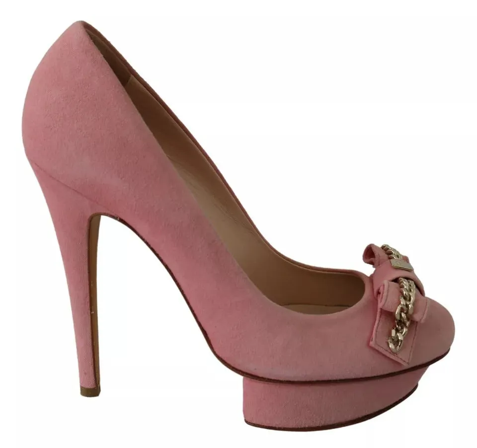 Elisabetta Franchi Bow Stiletto Heel Pumps Women's Shoes (Pre-Owned)