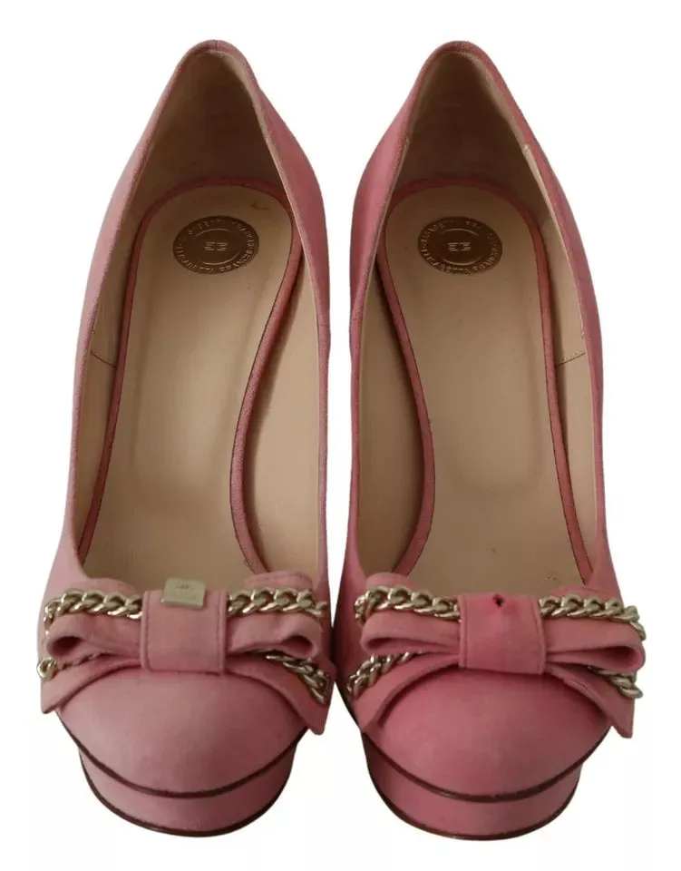 Elisabetta Franchi Bow Stiletto Heel Pumps Women's Shoes (Pre-Owned)