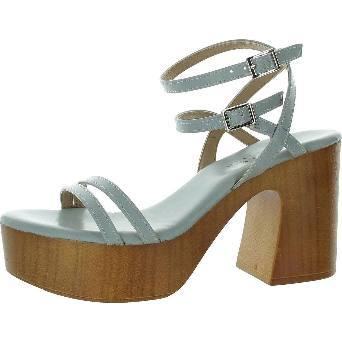 EMERYNN Womens Strappy Open Toe Block Heels