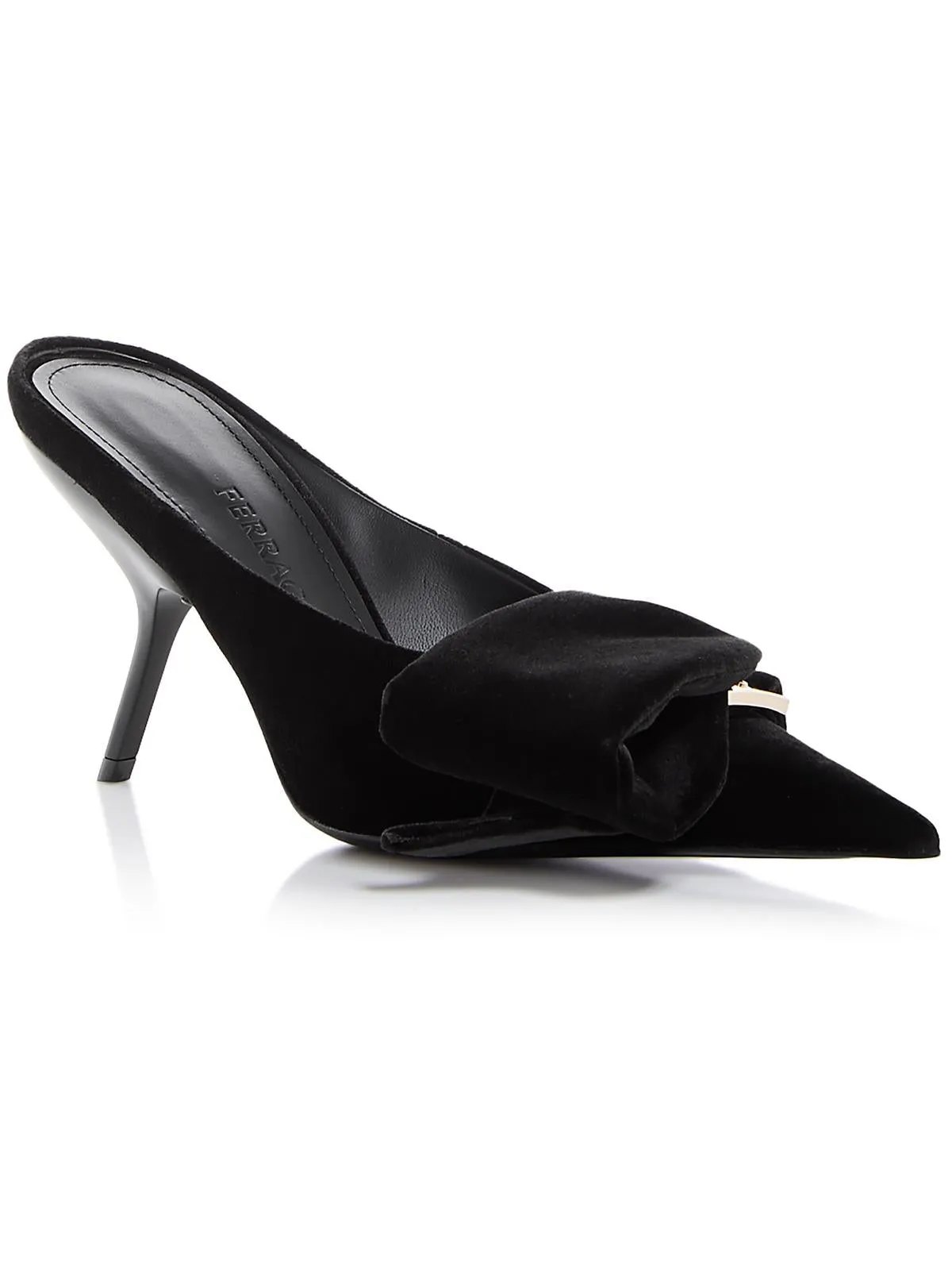 Emii Womens Pointed Toe Slip On Mules