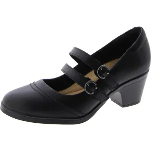 Emily2 Jane Womens Faux Leather Straps Mary Jane Heels