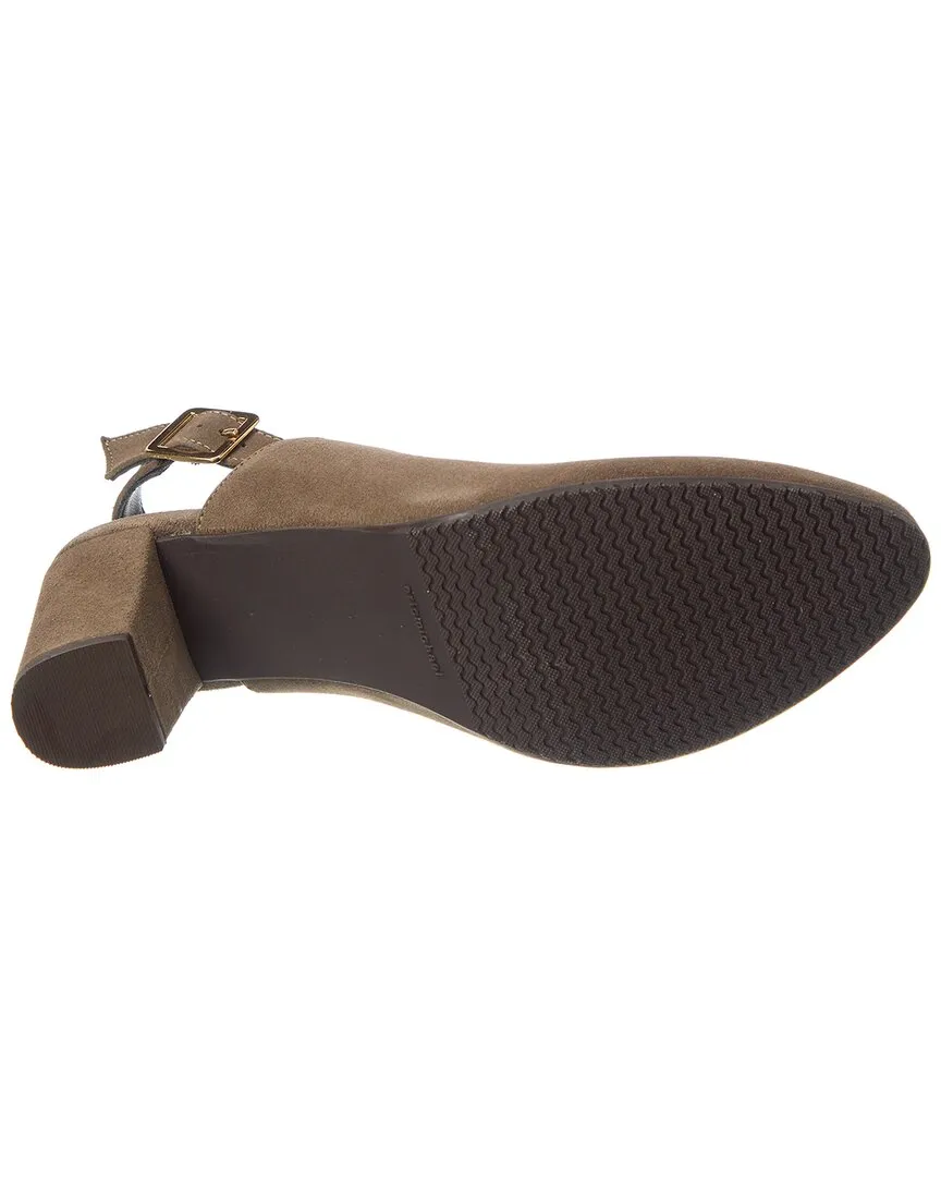 Eric Michael Blanche Suede Slingback Pump