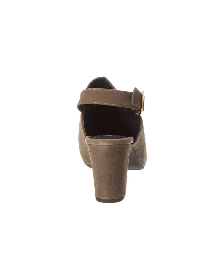 Eric Michael Blanche Suede Slingback Pump