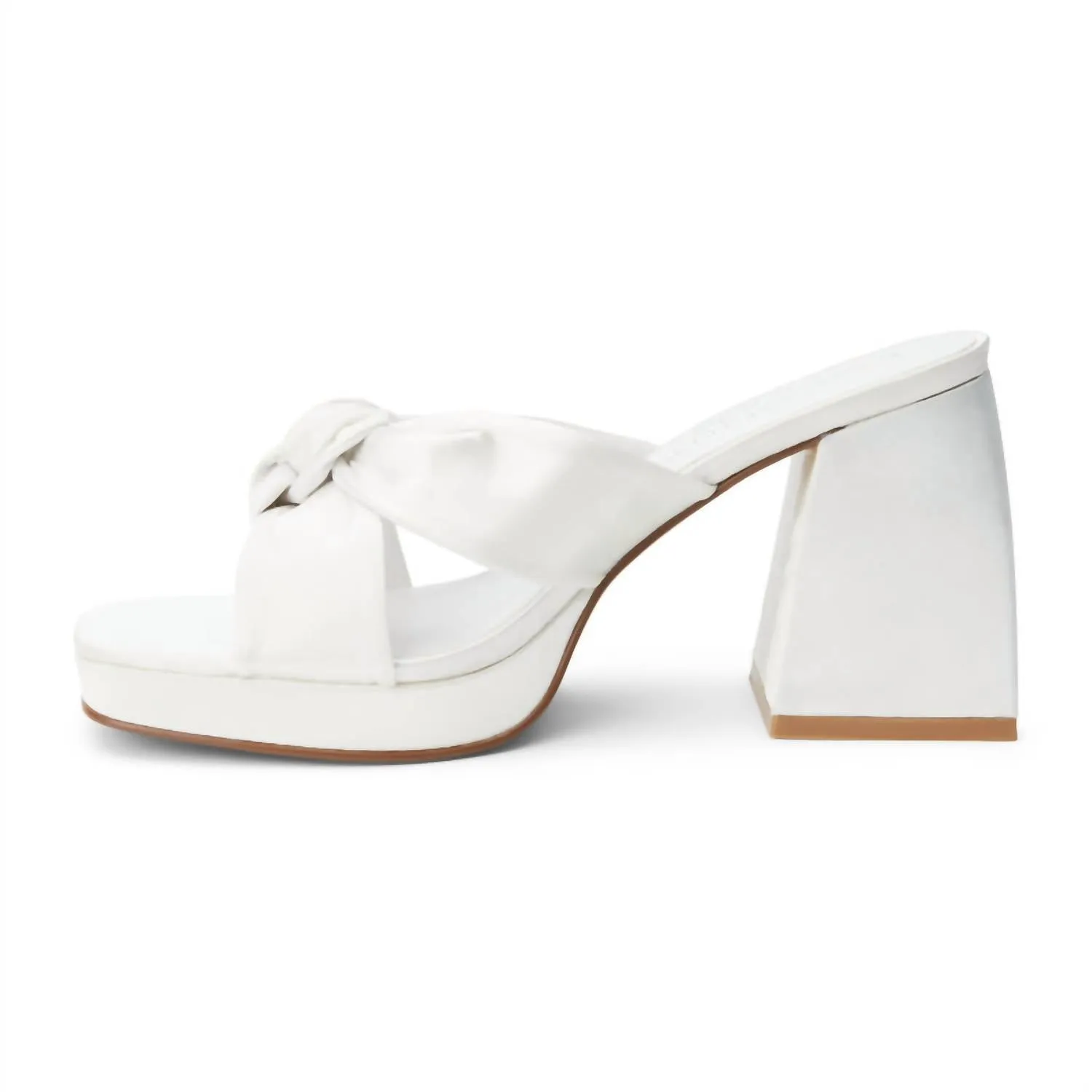 Esme Platform Heel In White