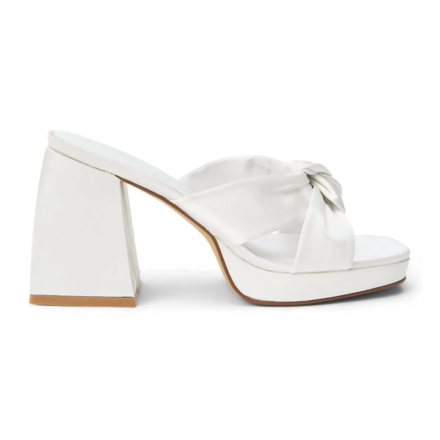 Esme Platform Heel In White