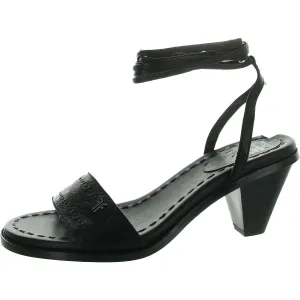 Estelle Ankle Tie Womens Solid Leather Ankle Strap