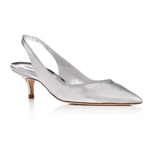 Eva 50 Womens Solid Man Made Slingback Heels