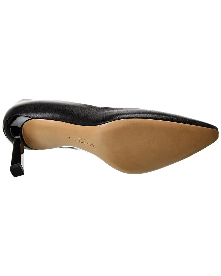 Ferragamo Justina Leather Pump