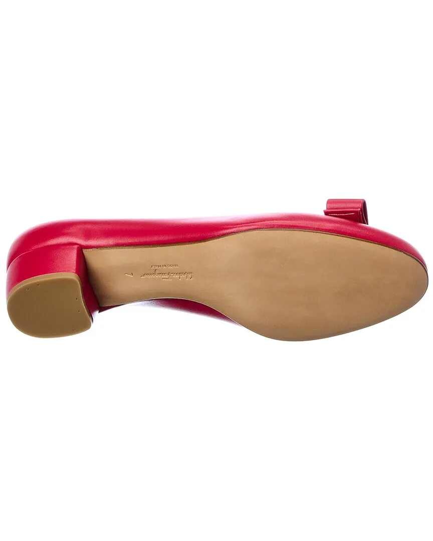 Ferragamo Vara 1 Leather Pump