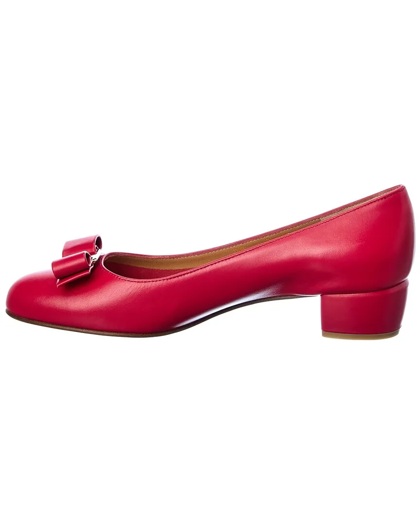 Ferragamo Vara 1 Leather Pump