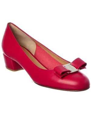 Ferragamo Vara 1 Leather Pump