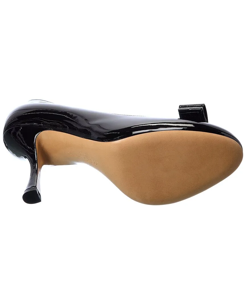 Ferragamo Vara Bow Patent Pump