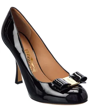 Ferragamo Vara Bow Patent Pump