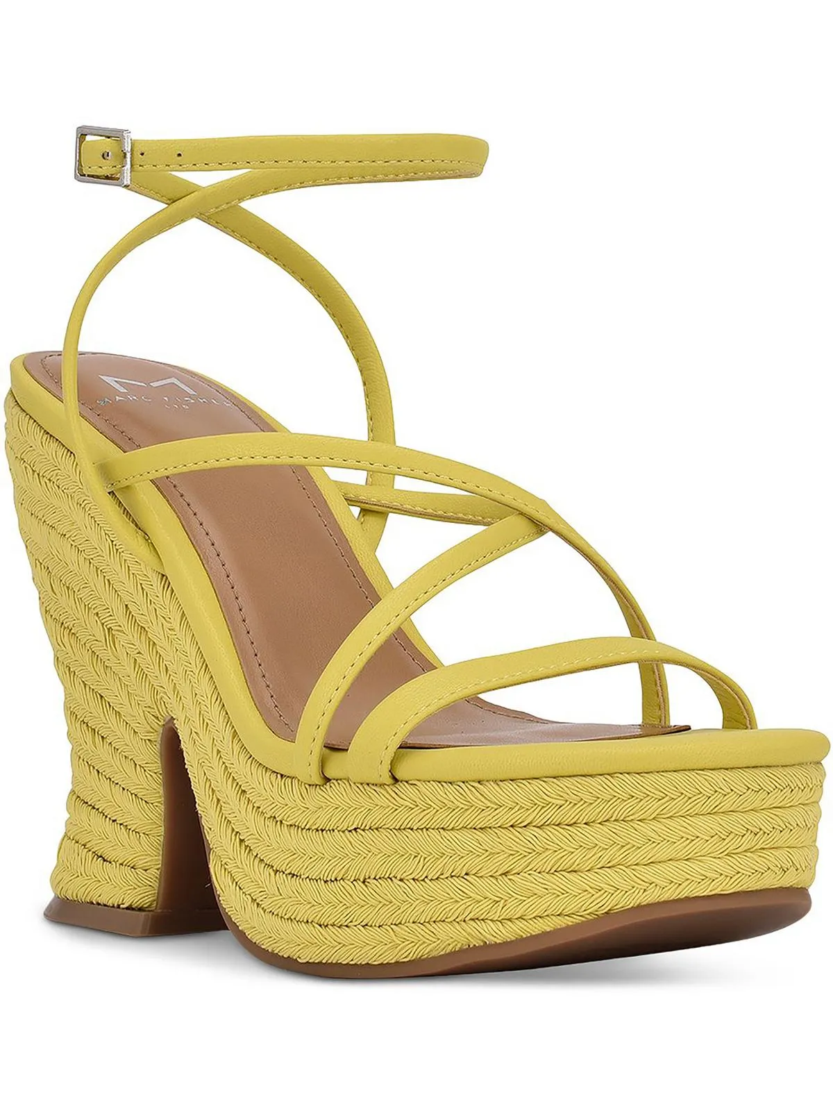 Fetch Womens Strappy Buckle Ankle Strap