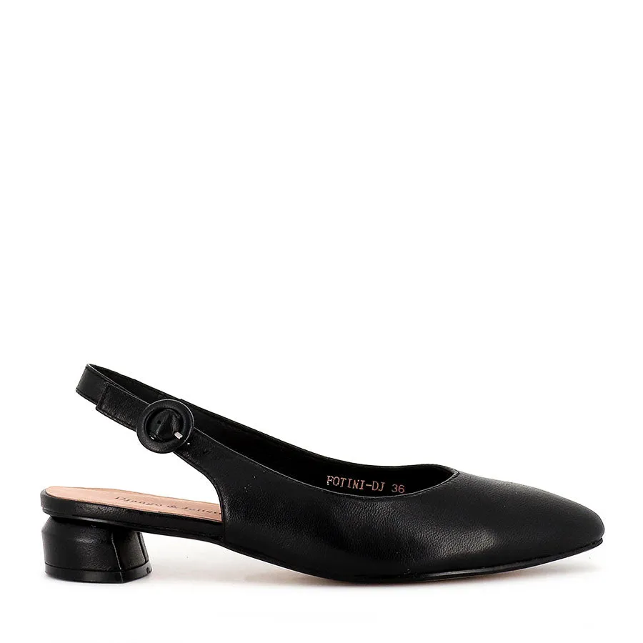 FOTINI - BLACK LEATHER