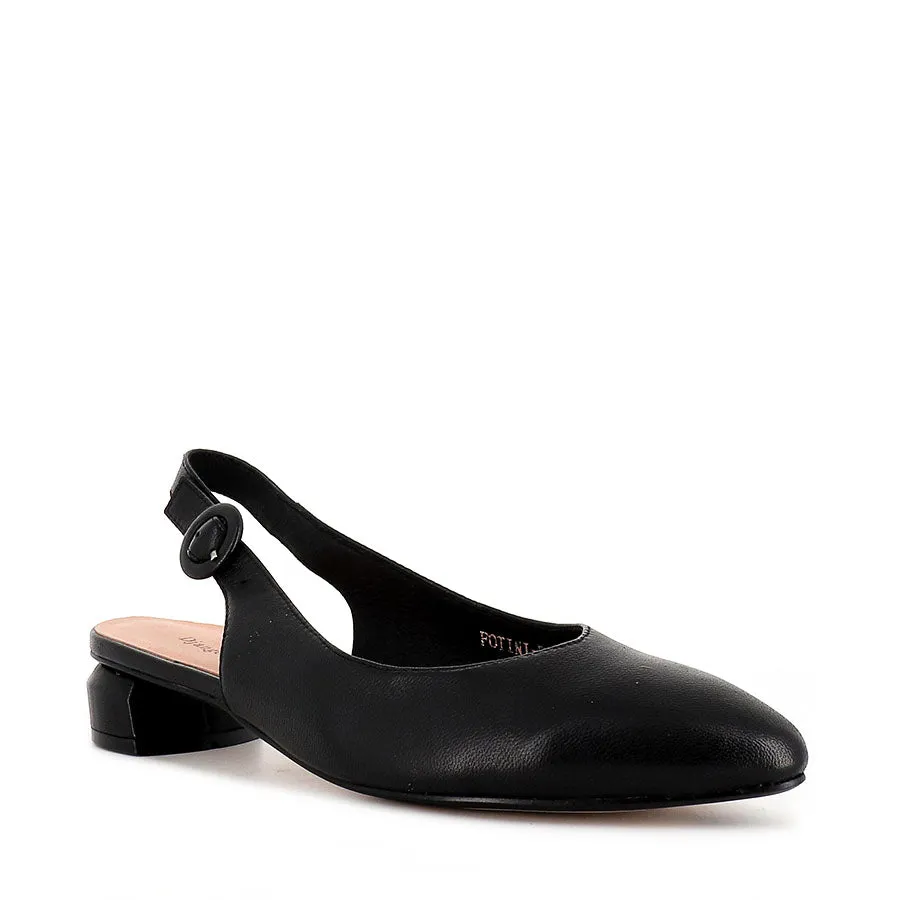 FOTINI - BLACK LEATHER