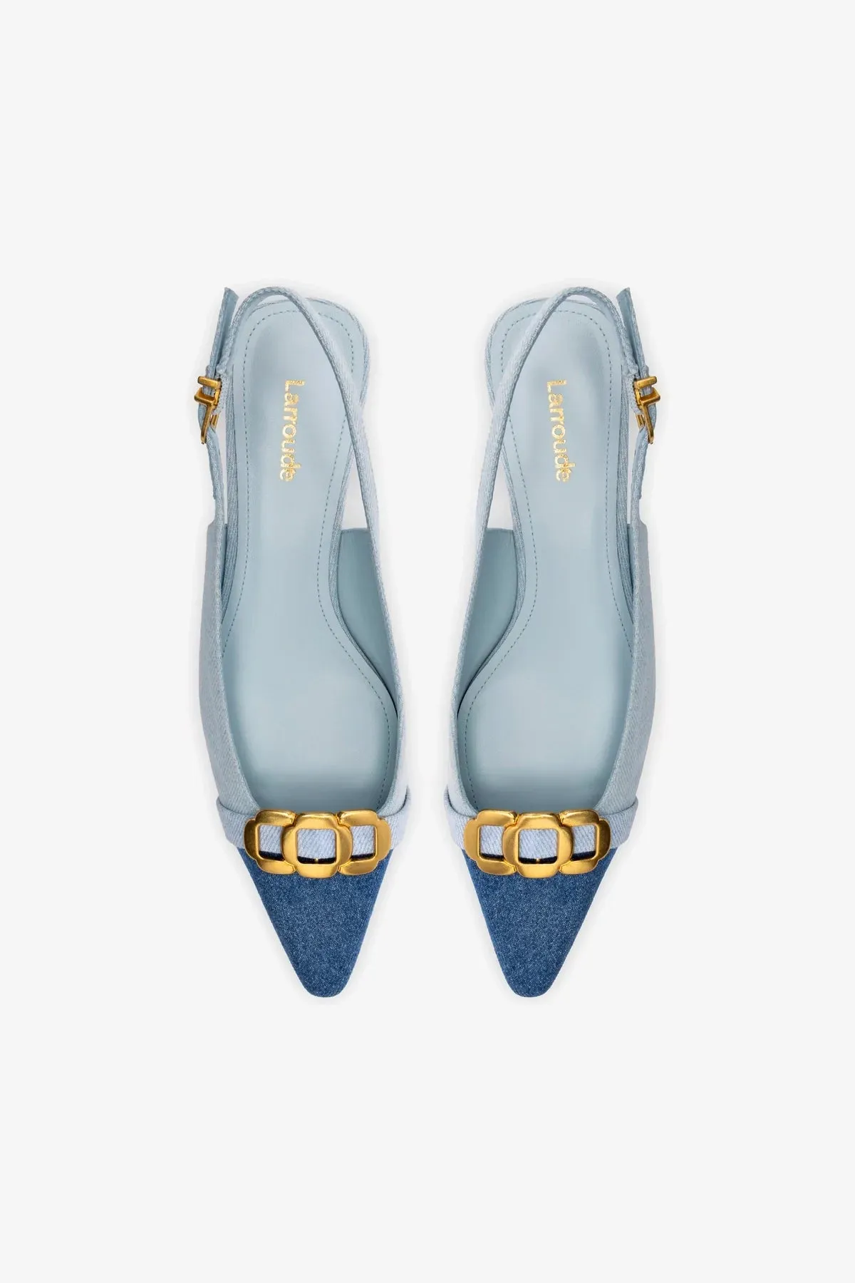 Franca Pump In Blue Denim