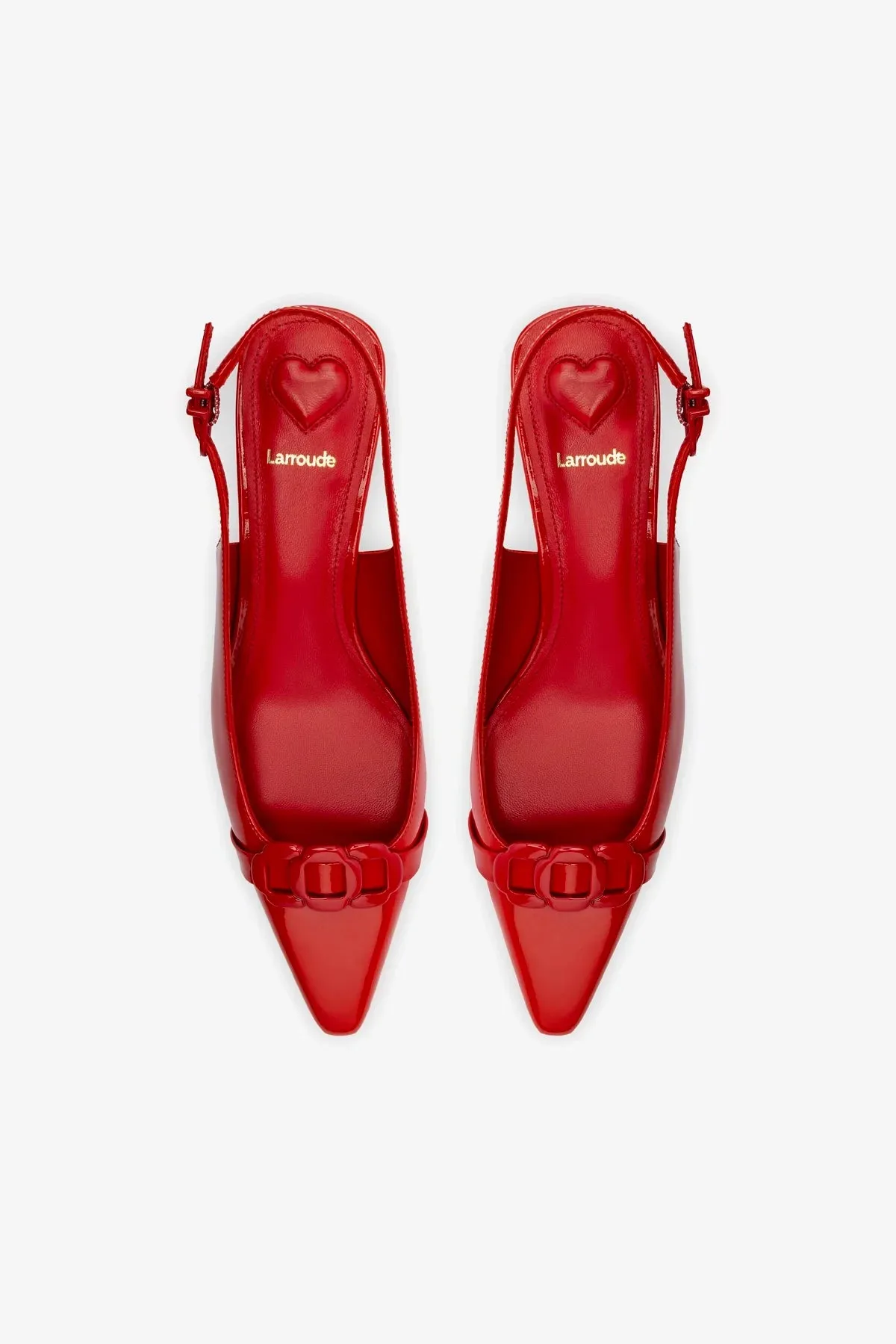 Franca Pump In Scarlet Patent Leather