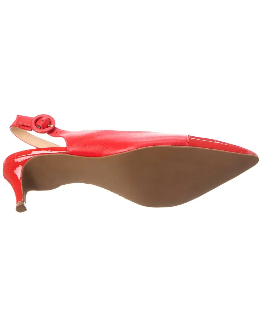 French Sole Skylar Leather Slingback Pump