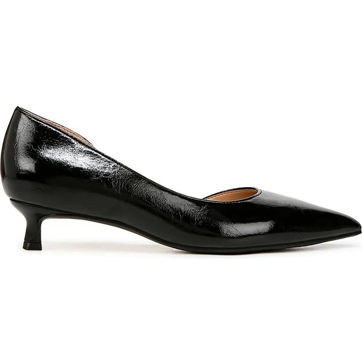 Gallent Womens Faux Leather Slip-On Pumps