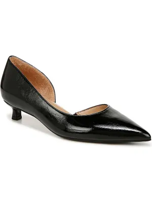 Gallent Womens Faux Leather Slip-On Pumps