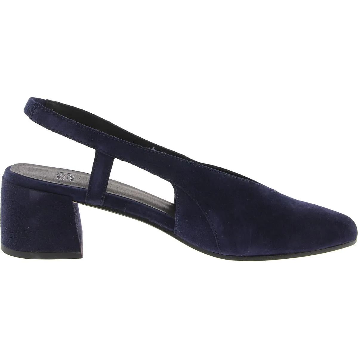 GALS Womens Block Heel Suede Slingback Heels