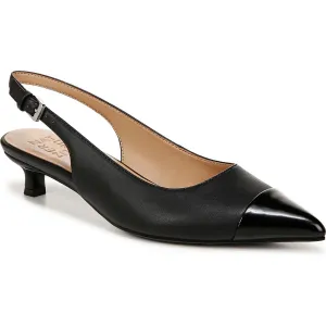 GAZING Womens Adjustable Manmade Slingback Heels