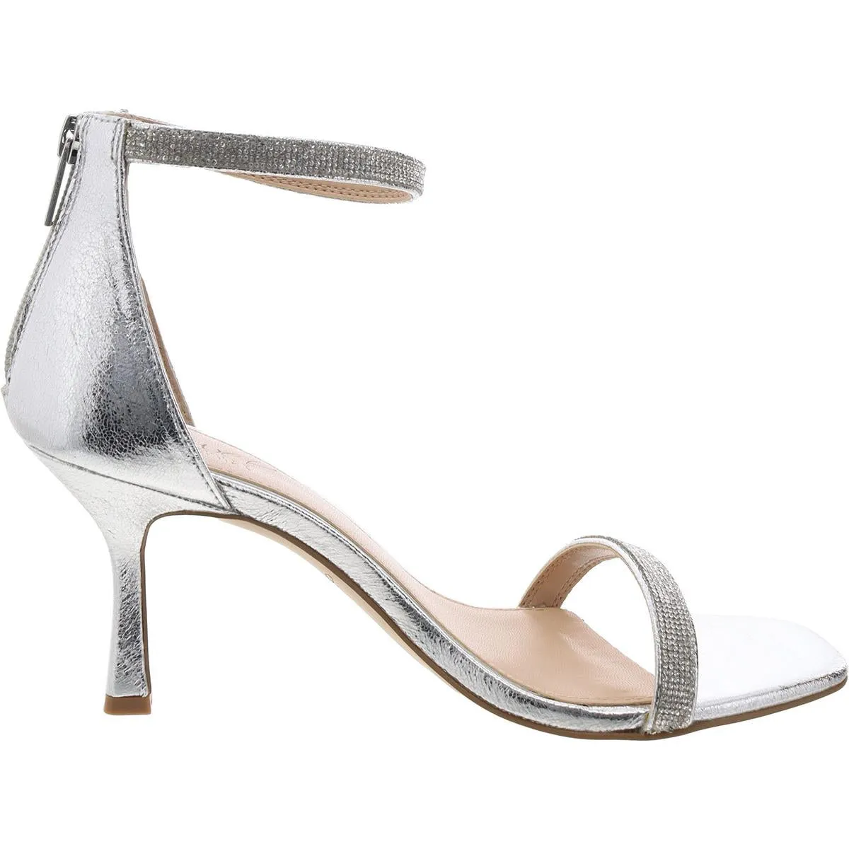 Genny Womens Open Toe Stilletto Ankle Strap