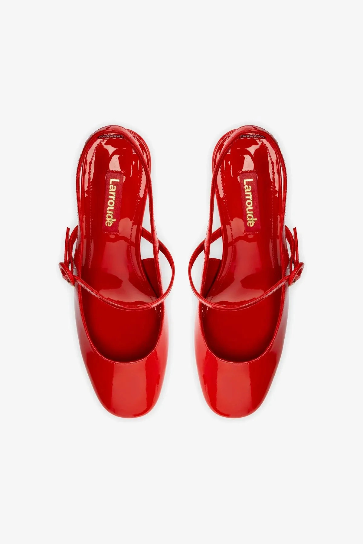 Georgina Pump In Scarlet Patent Leather