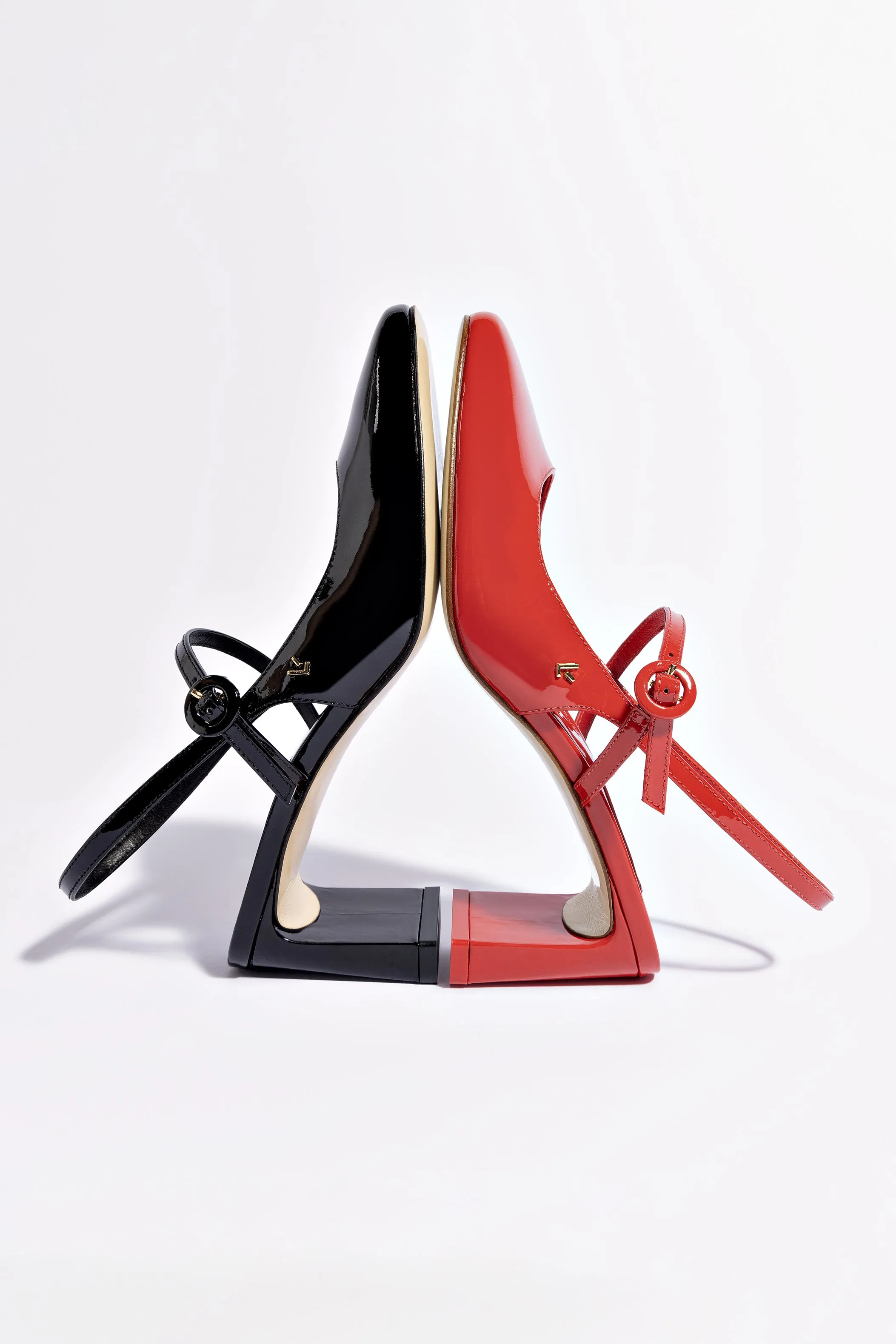Georgina Pump In Scarlet Patent Leather