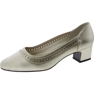 GIANA Womens Faux Leather Slip On Pumps