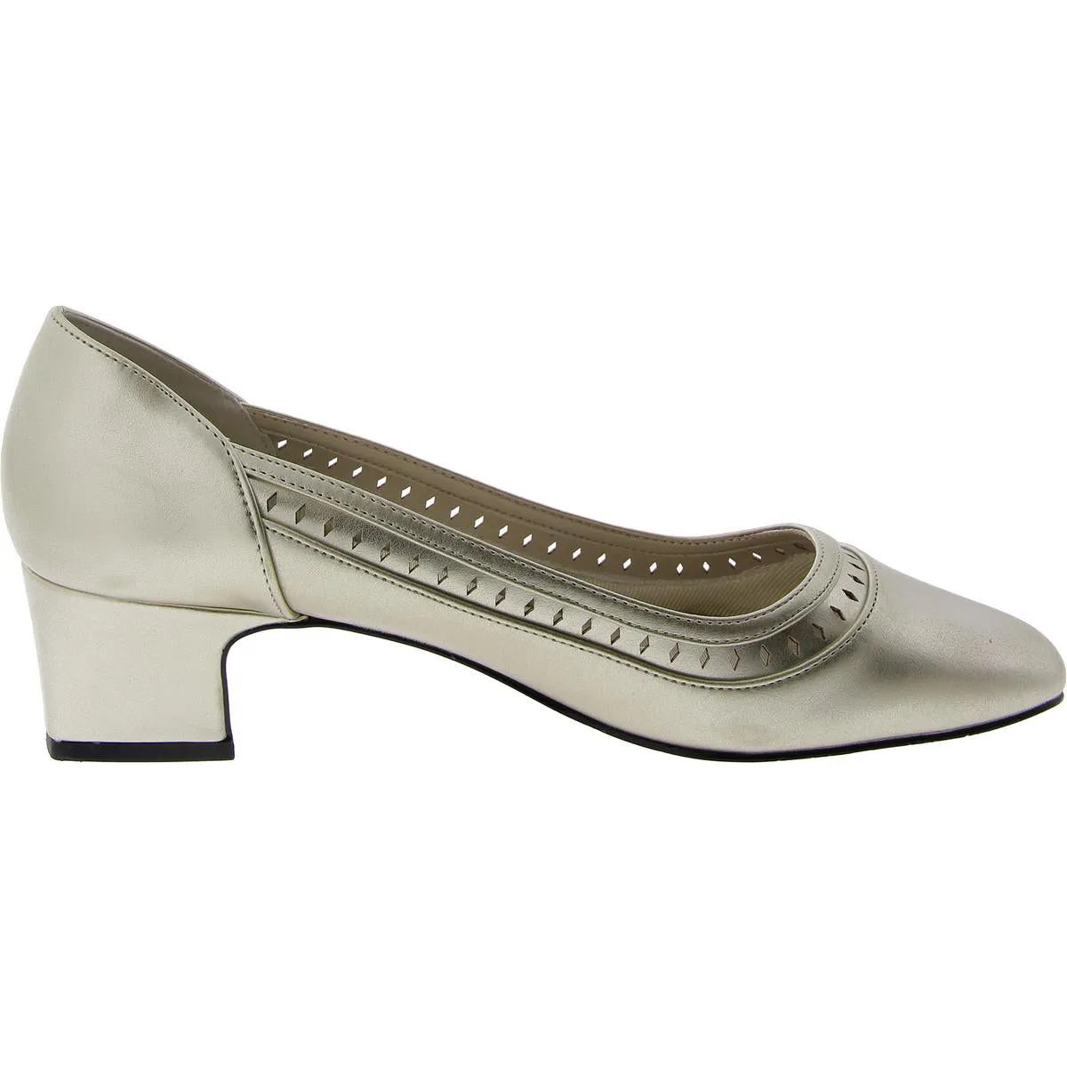 GIANA Womens Faux Leather Slip On Pumps