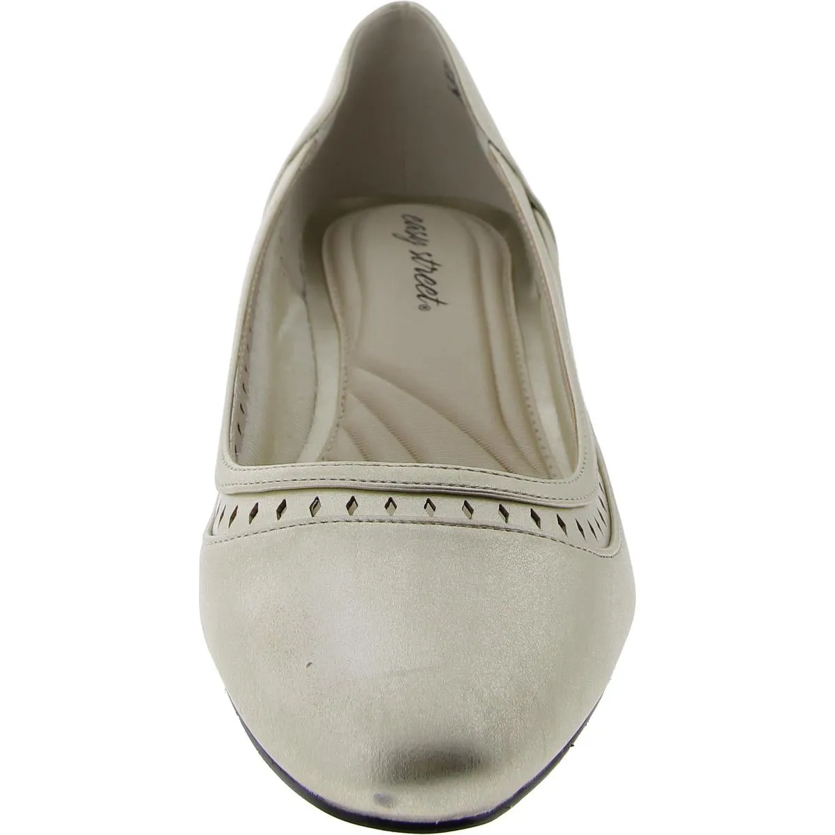 GIANA Womens Faux Leather Slip On Pumps