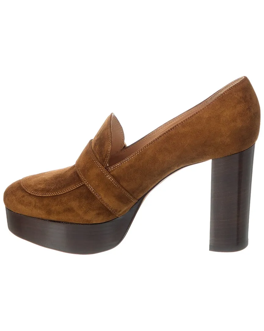 Gianvito Rossi 70 Suede Platform Pump