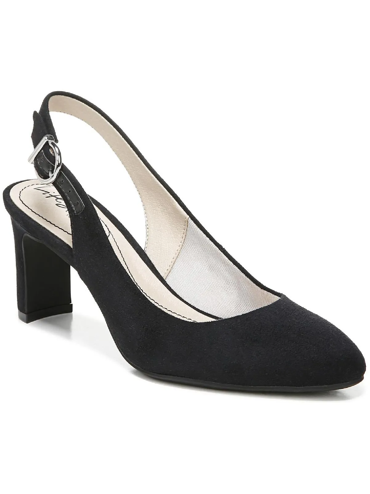 Gigi Sling  Womens Cushioned Footbed Slip On Dress Heels