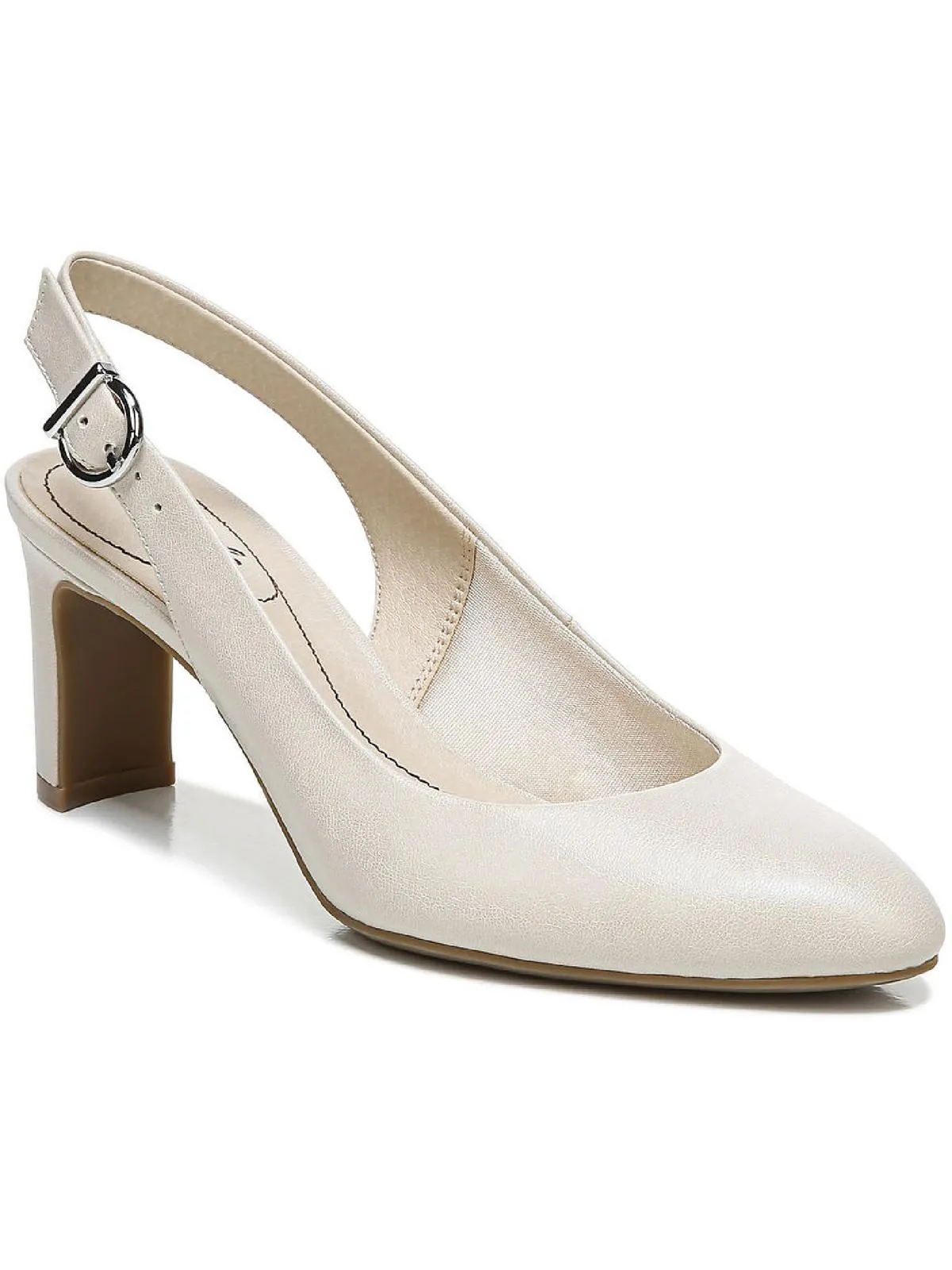 Gigi Sling  Womens Cushioned Footbed Slip On Dress Heels