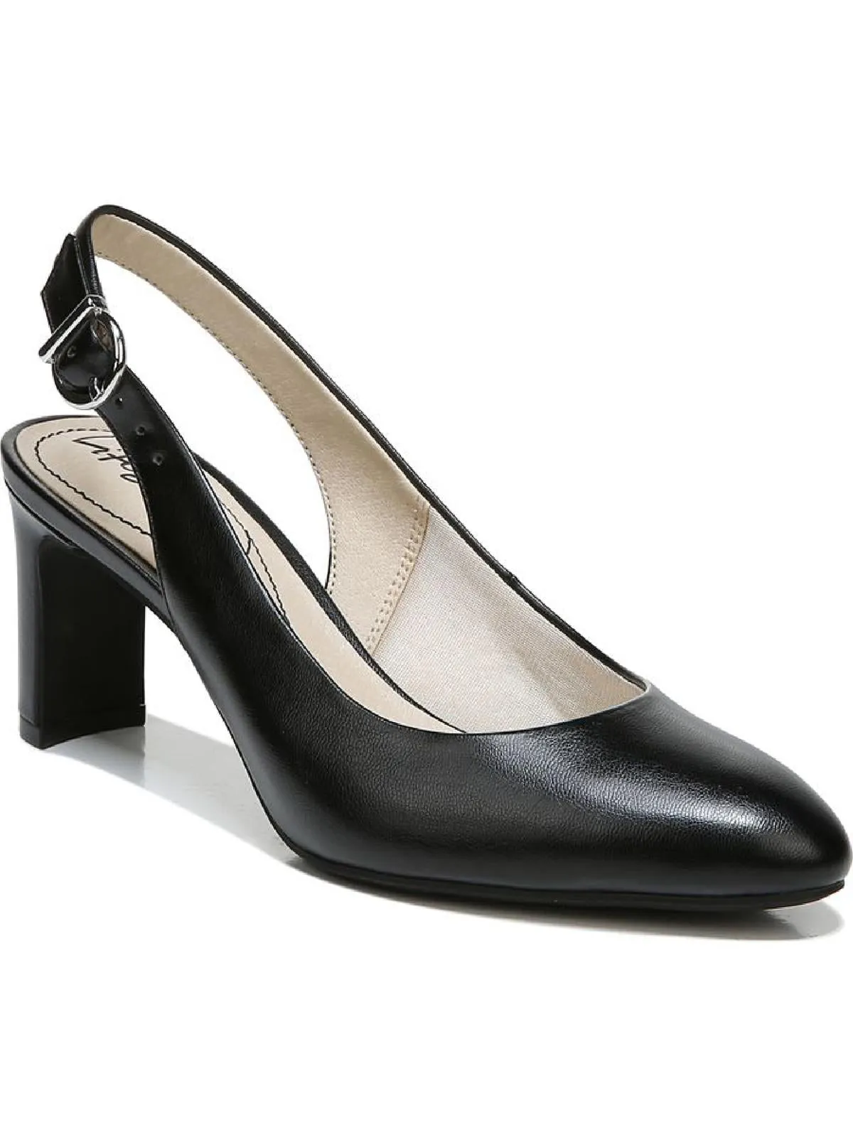 Gigi Sling  Womens Cushioned Footbed Slip On Dress Heels