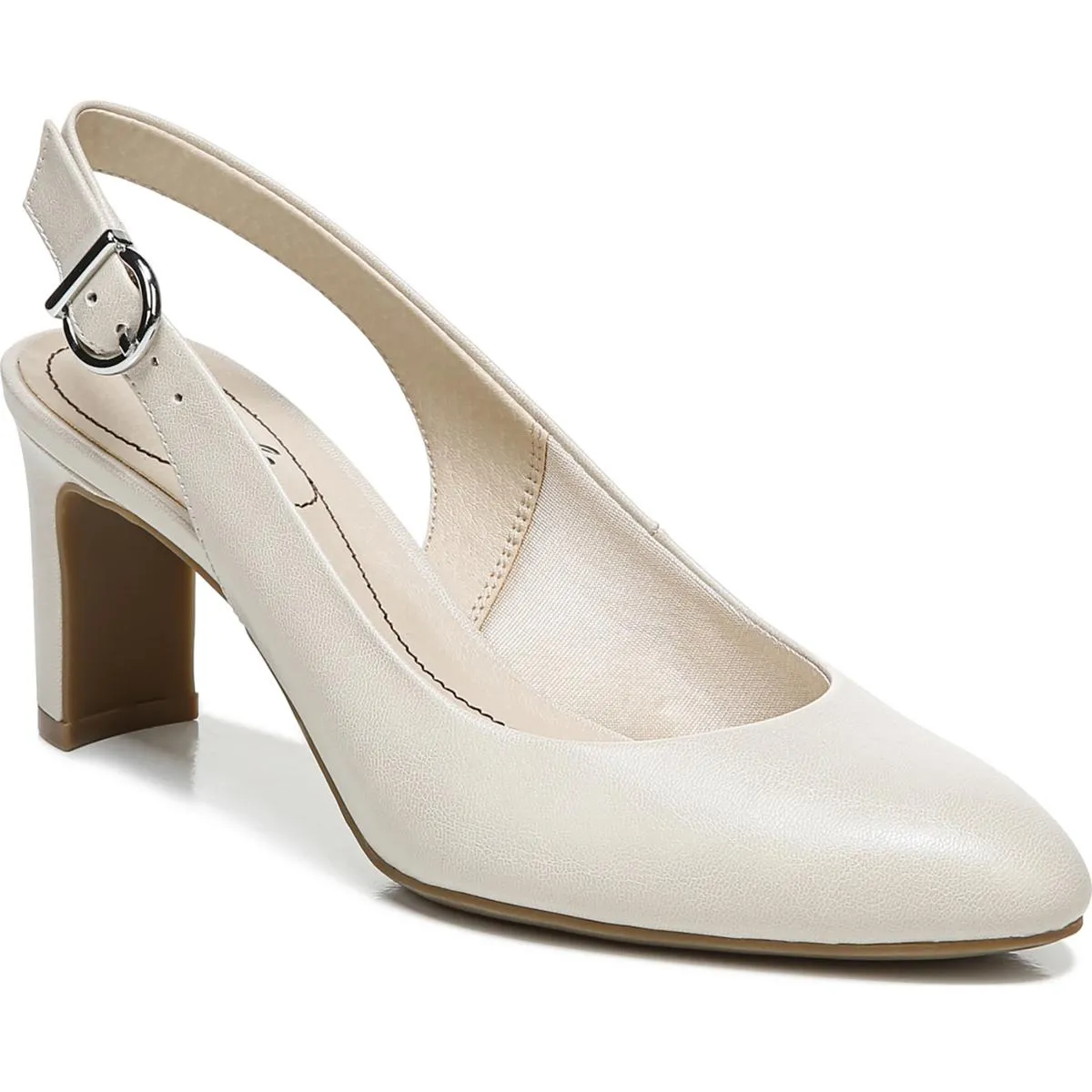 Gigi Sling  Womens Cushioned Footbed Slip On Dress Heels
