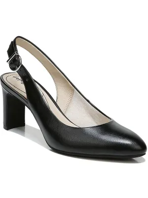 Gigi Sling  Womens Cushioned Footbed Slip On Dress Heels