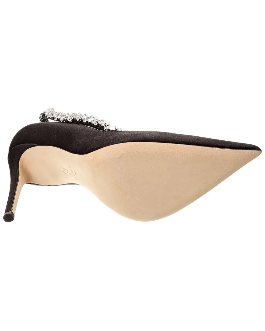 Giuseppe Zanotti Filipa Crystal 105 Satin Pump