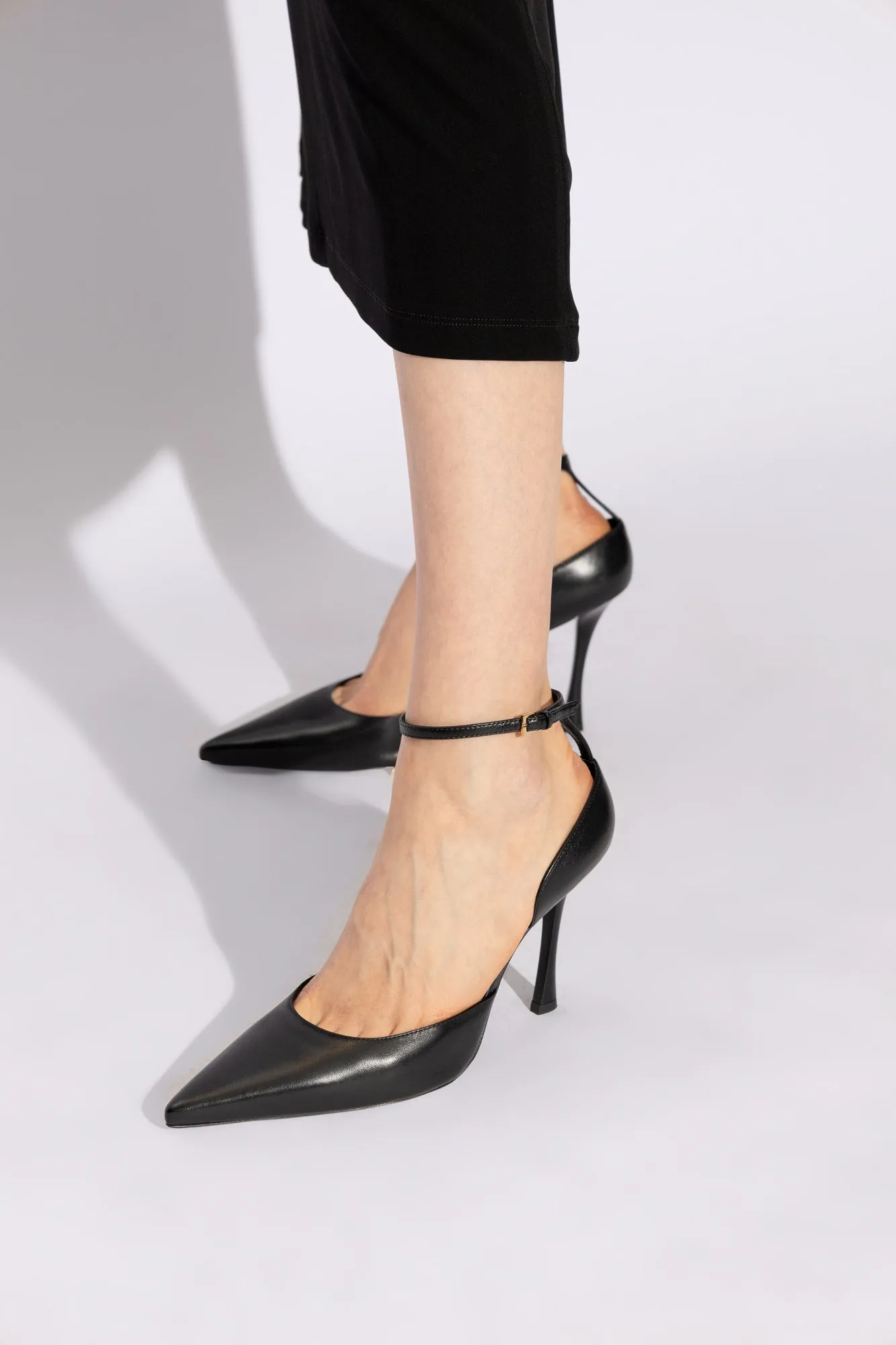 Givenchy Heeled Shoes With Attached Over-The-Knee Socks