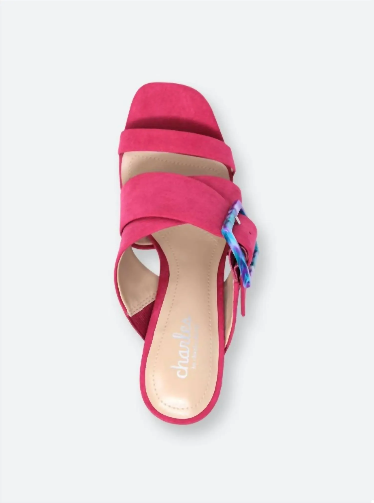 Gleam Block Heel In Magenta