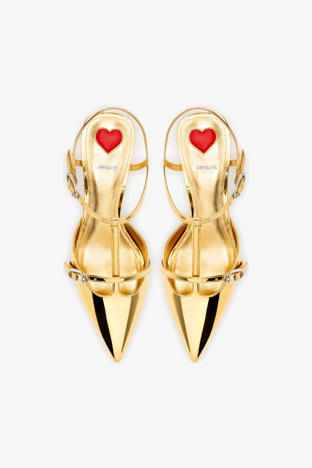 Grace Pump In Gold Specchio