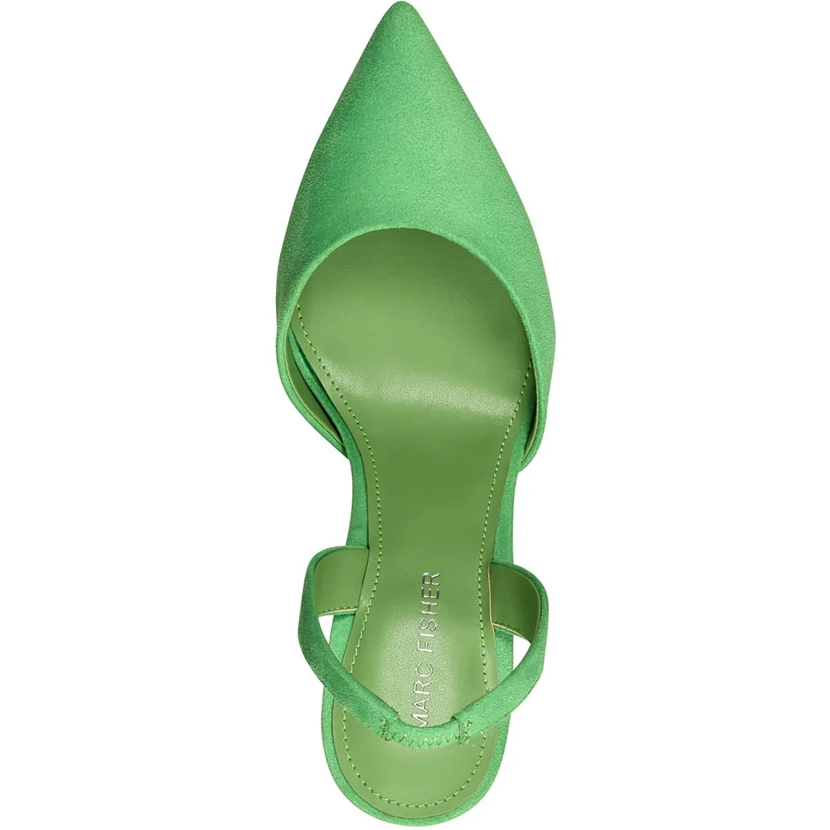 Hadya 2 Womens Faux Leather Pointed Toe Slingback Heels