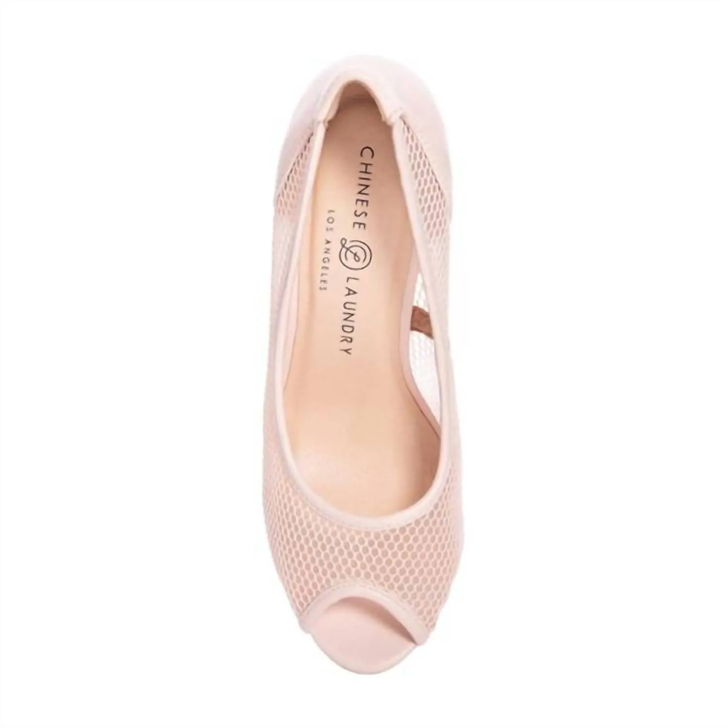 Hallsy Platform Pumps In Nude Pink