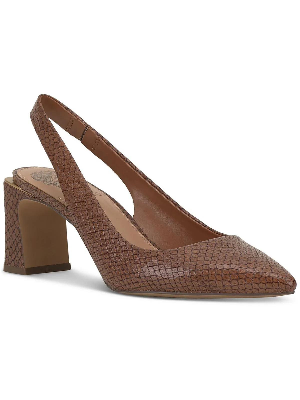 Hamden Womens Pointed Toe Slingback Heels